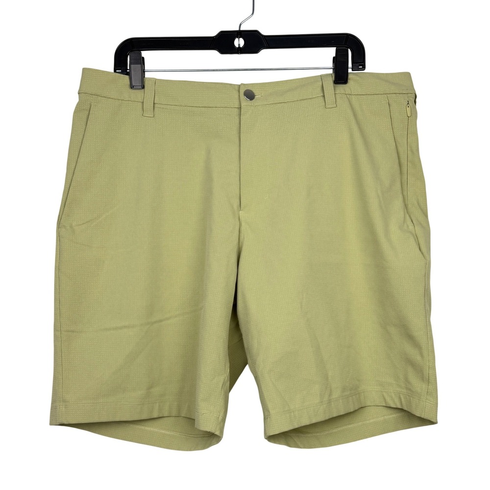 Lululemon Commission Classic Fit Warpstreme Shorts Mens 36 Sage Green 9-inch ABC